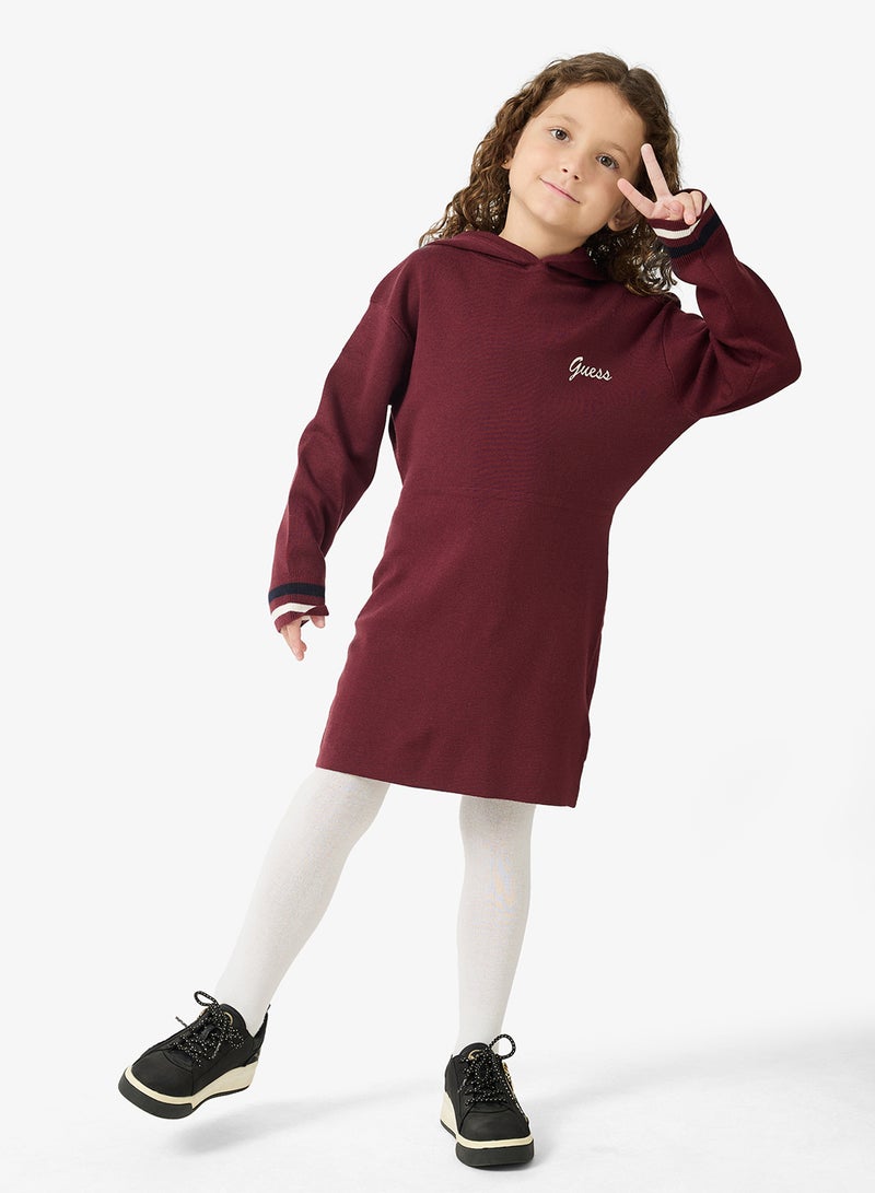 جس فستان ميدي بغطاء رأس للأطفال - Image 4